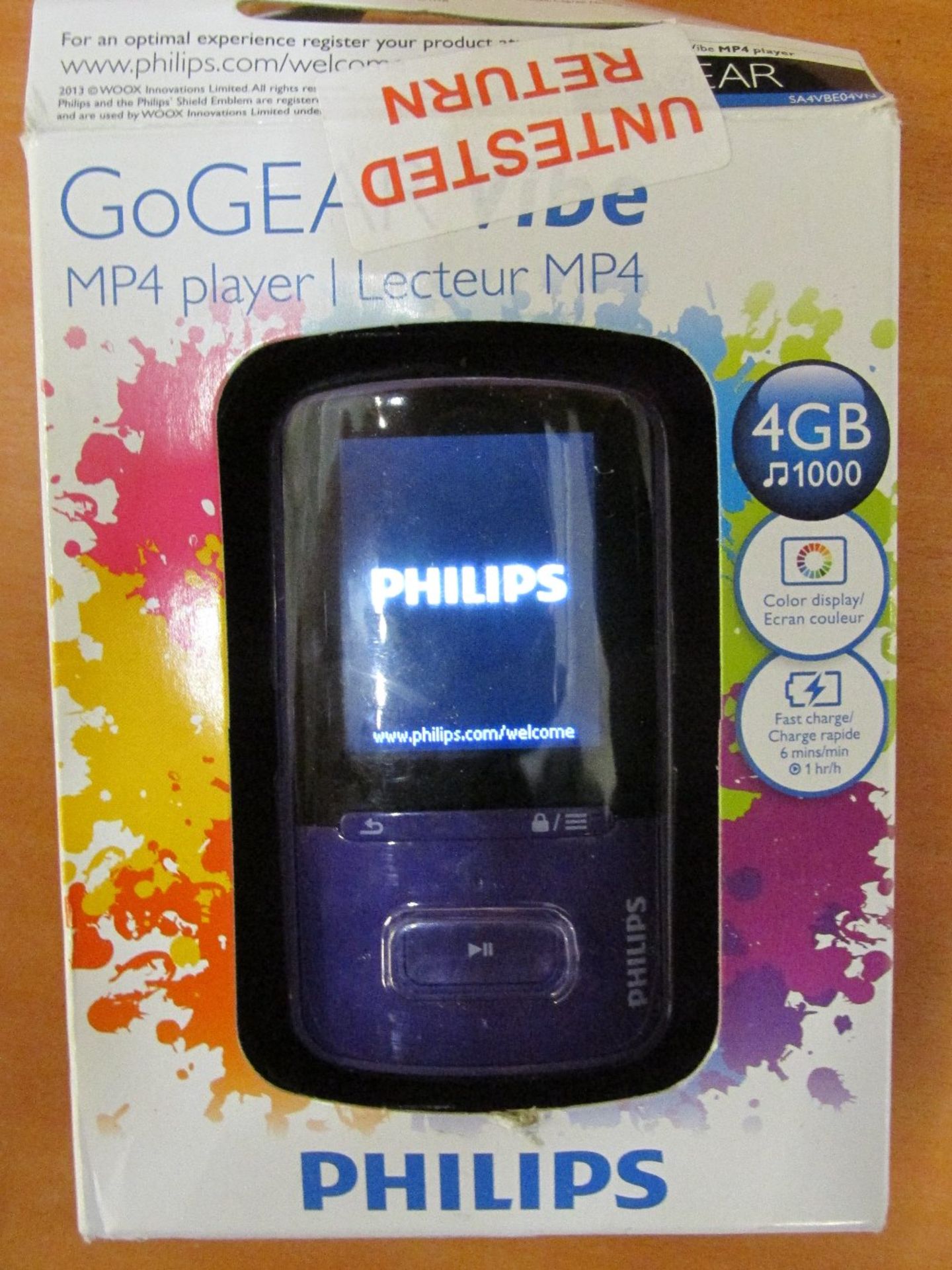 Philips GoGear MP4 Player 4GB