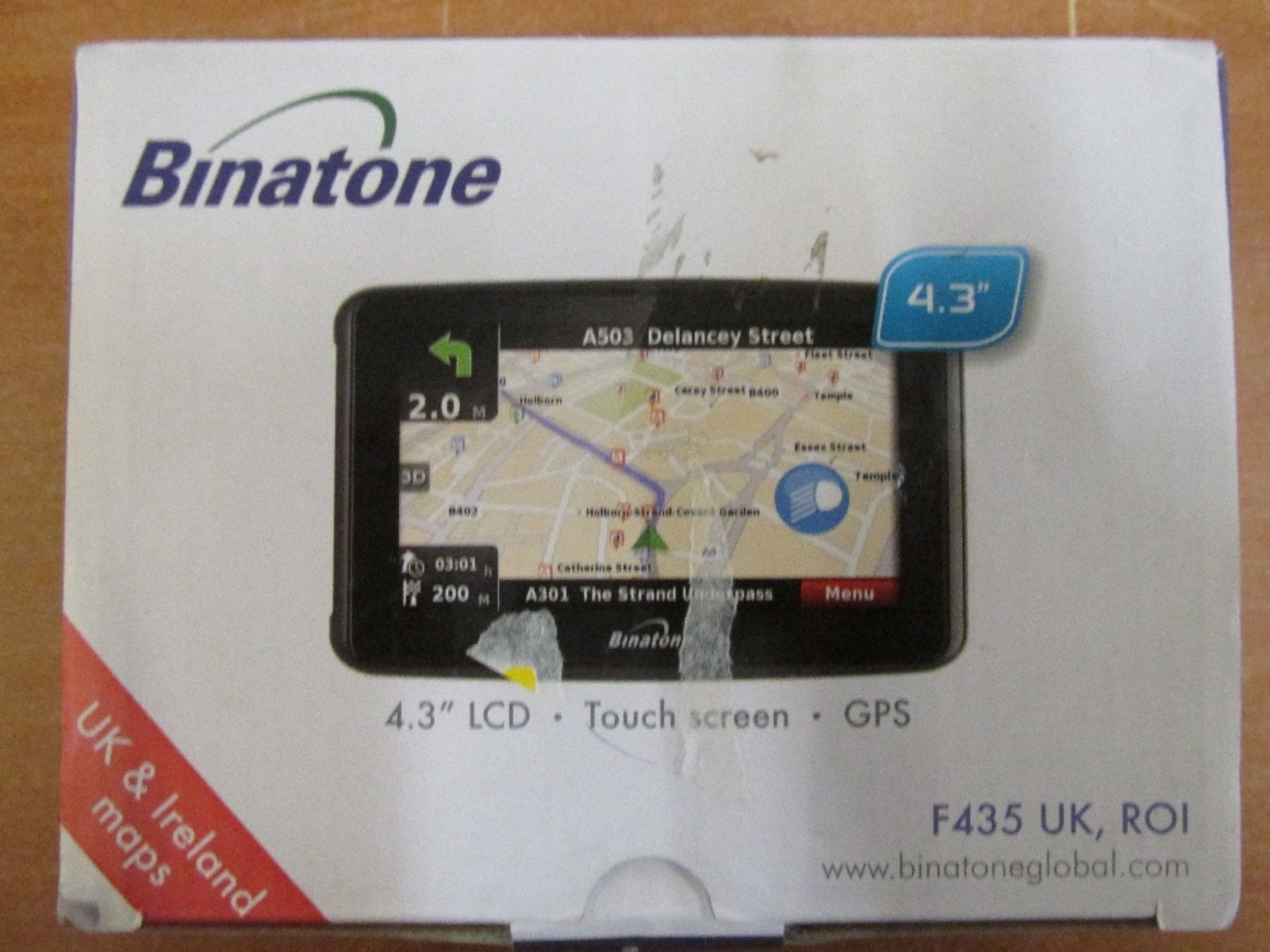 Binatone 4.3'' LCD Touch Screen Sat Nav