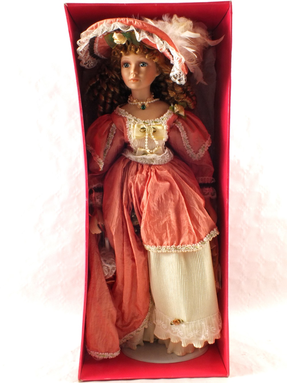 A Leonardo collection porcelain doll, named "Antonia"
