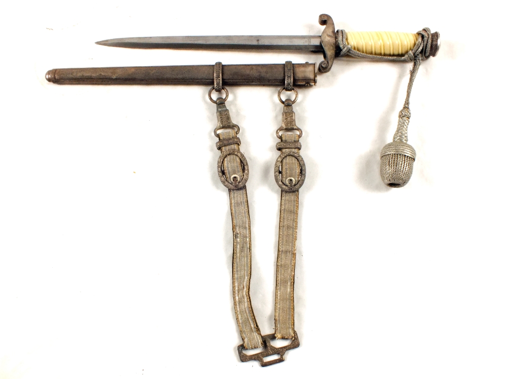 A Third Reich era Army officers dress dagger by Robert Klaas Solingen, complete with scabbard,