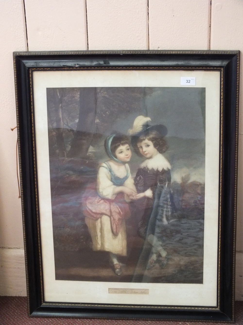 A 19th Century colour print `The Little Fortune Teller`, 21` x 16`