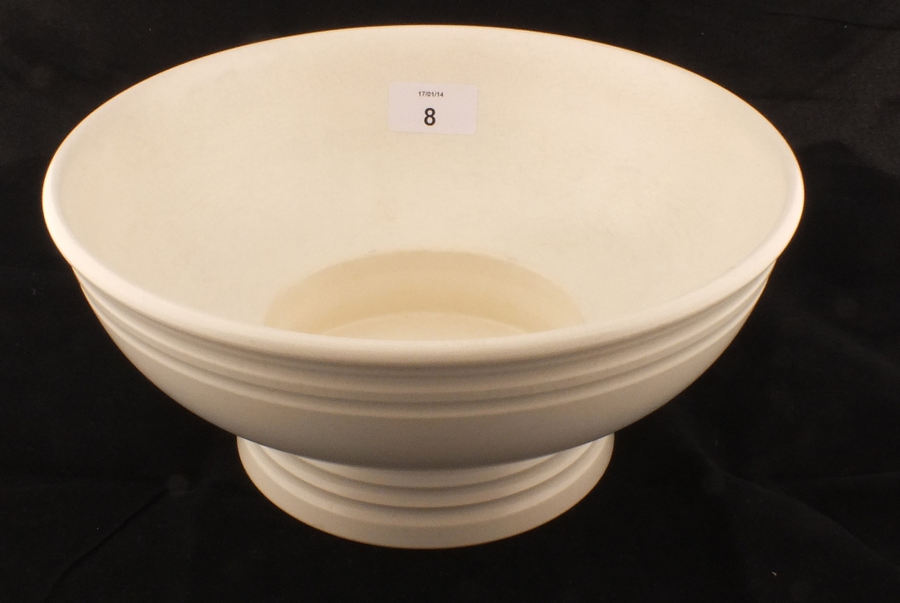 A Wedgwood Keith Murray white glazed rose bowl