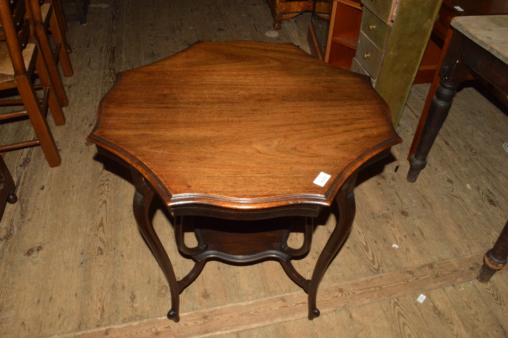 A Mahogany octagonal side table