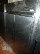 *Williams Stainless Steel Double Door Upright Refrigerator