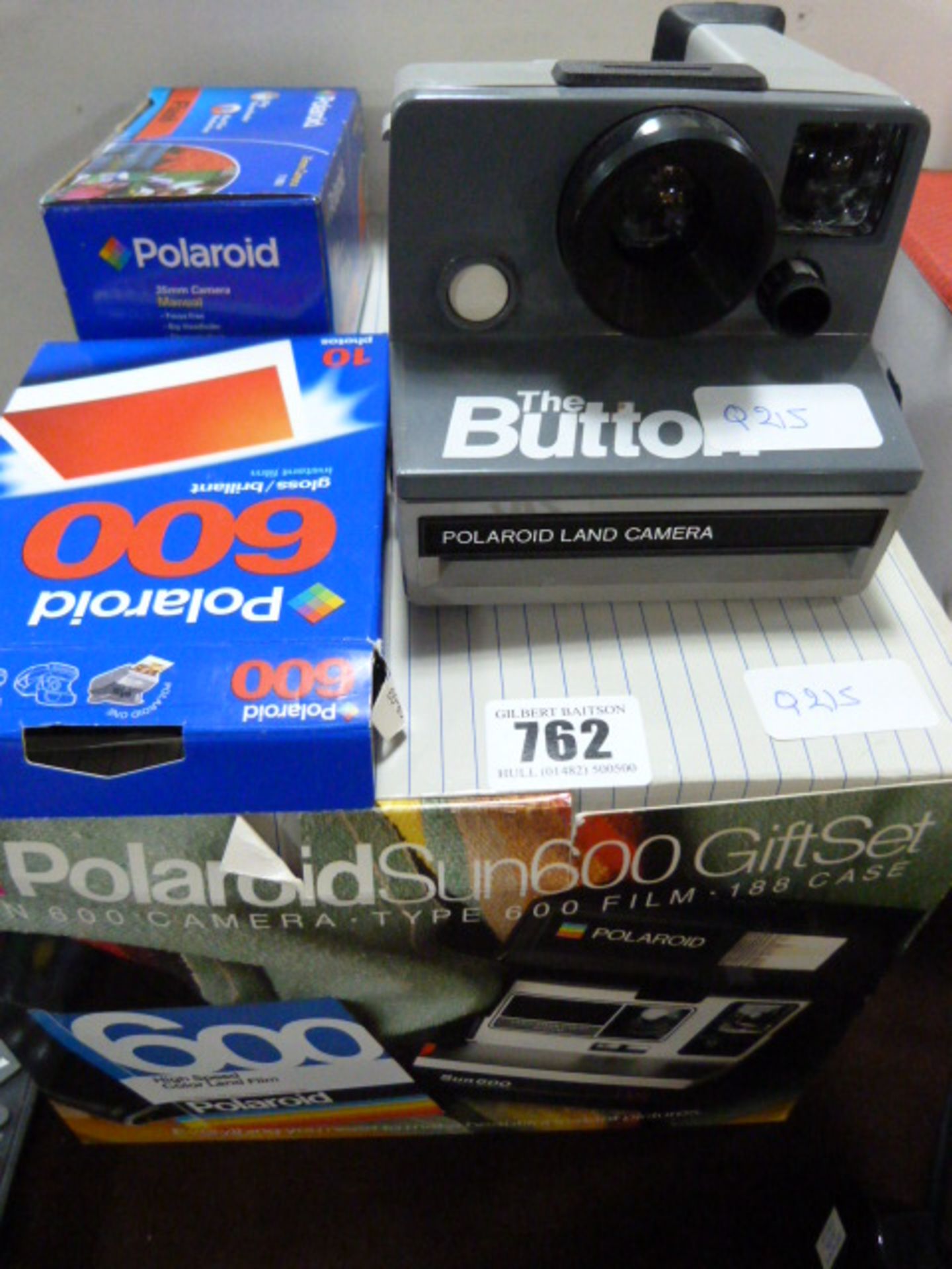 3 Polaroid Cameras etc
