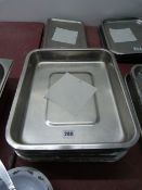 12 Stainless Steel Trays