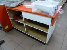 Formica Storage Unit with Drawer