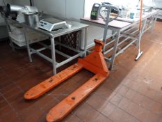 Warrior Weigh Scale Pallet Truck with Digital Read Out