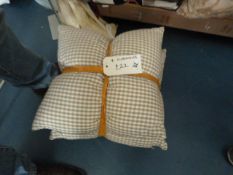 *4 Chequered Scatter Cushions