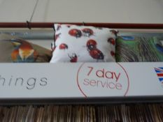 *3 Ladybird Printed Cushions