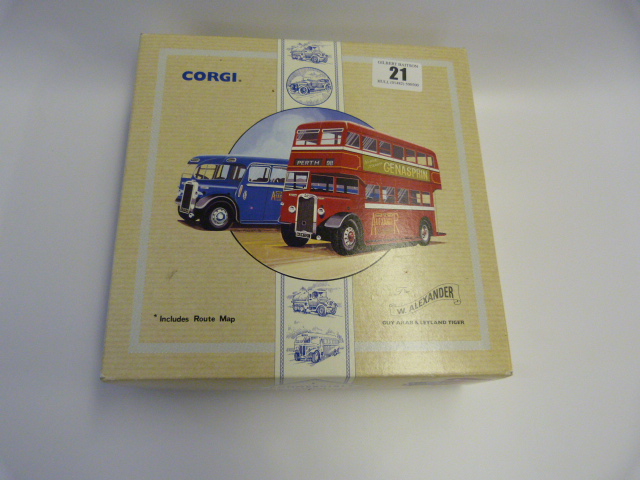 Boxed Corgi Guy-Arab & Leyland Tiger Bus