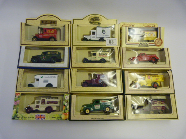 12 Boxed Lledo & Days Gone By Vehicles