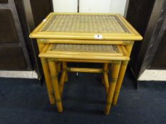 2 Wicker & Bamboo Tables