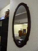 Mahogany Wall Mirror