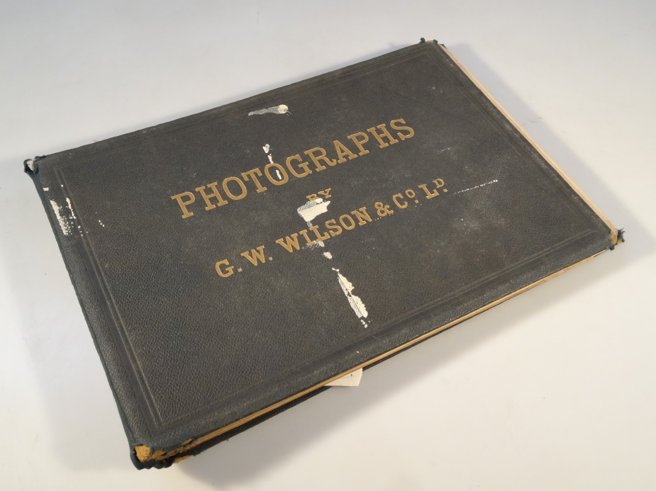An album, photographs by G W Wilson Co. Ltd. Containing approximately thirty black and white