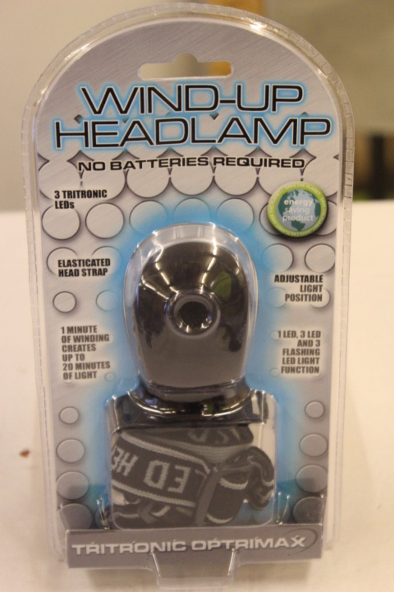 V Tritronic Optimax LED Headlamp with elastic strap and 3 leds / flasing red SRP 19.99 X 12  Bid - Image 2 of 2