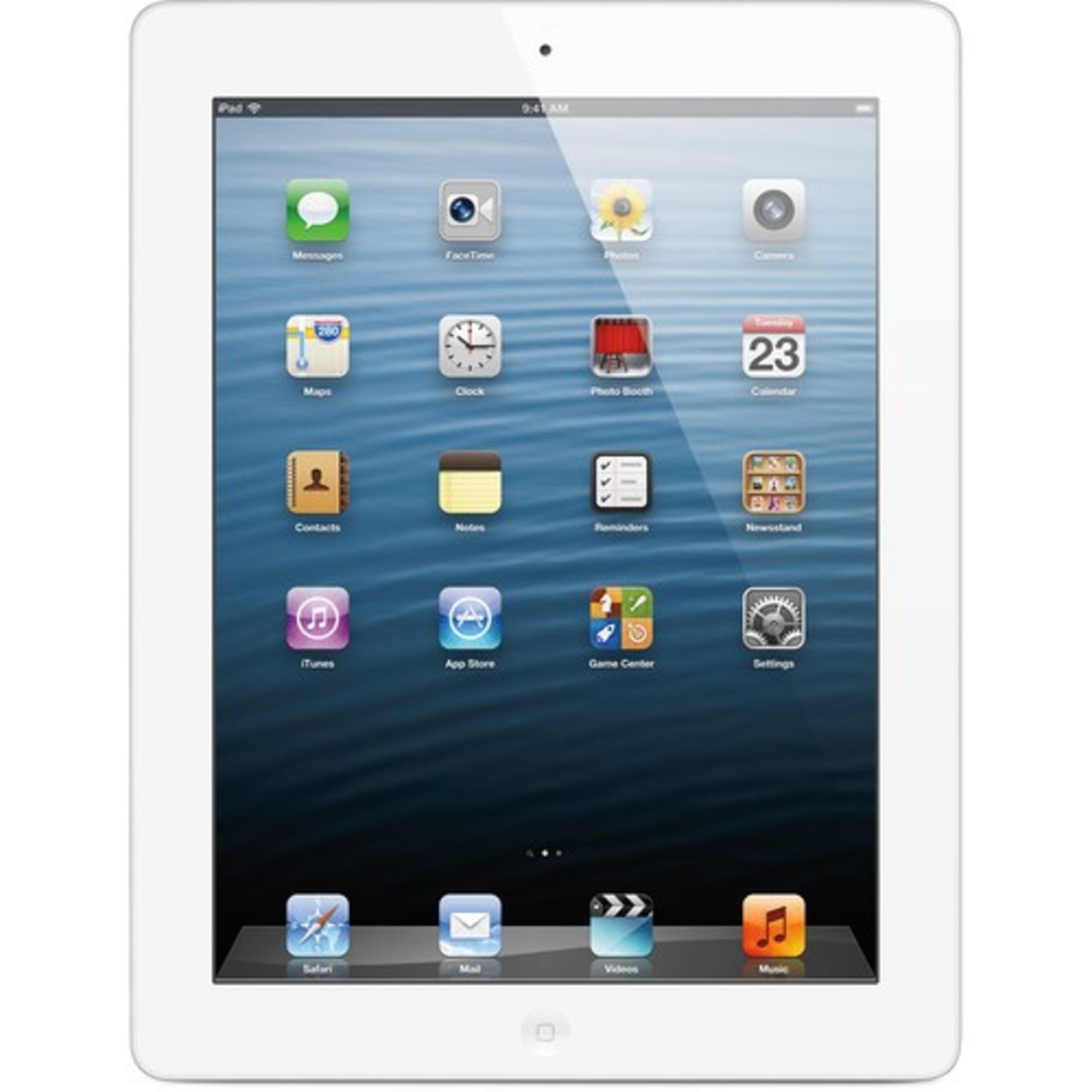 V iPad 4 16Gb White Boxed - Original Box With Two Cameras/Retina Display Etc - Factory Graded