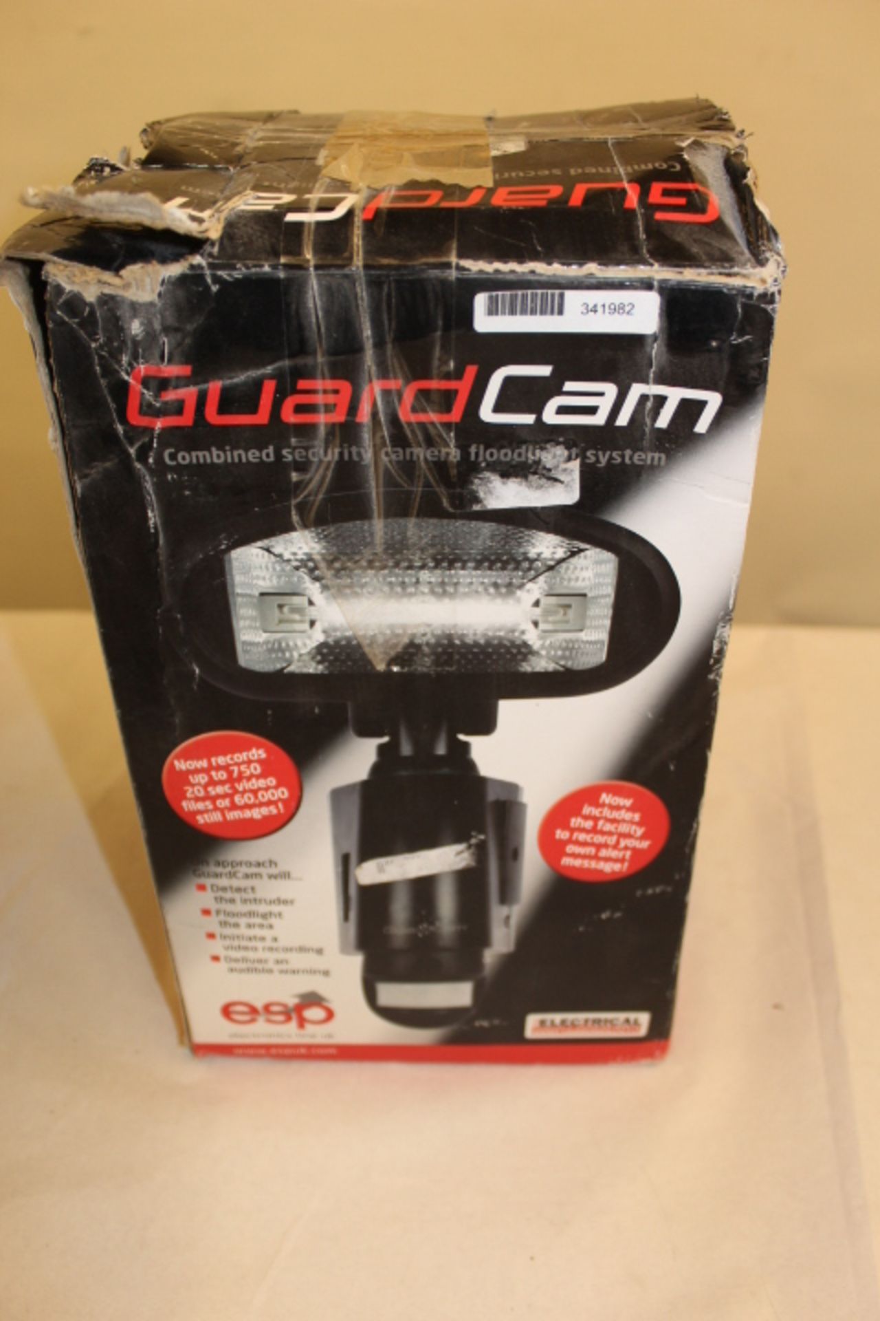 Guard Cam Pir Floodlight With Video Recording Capabilities