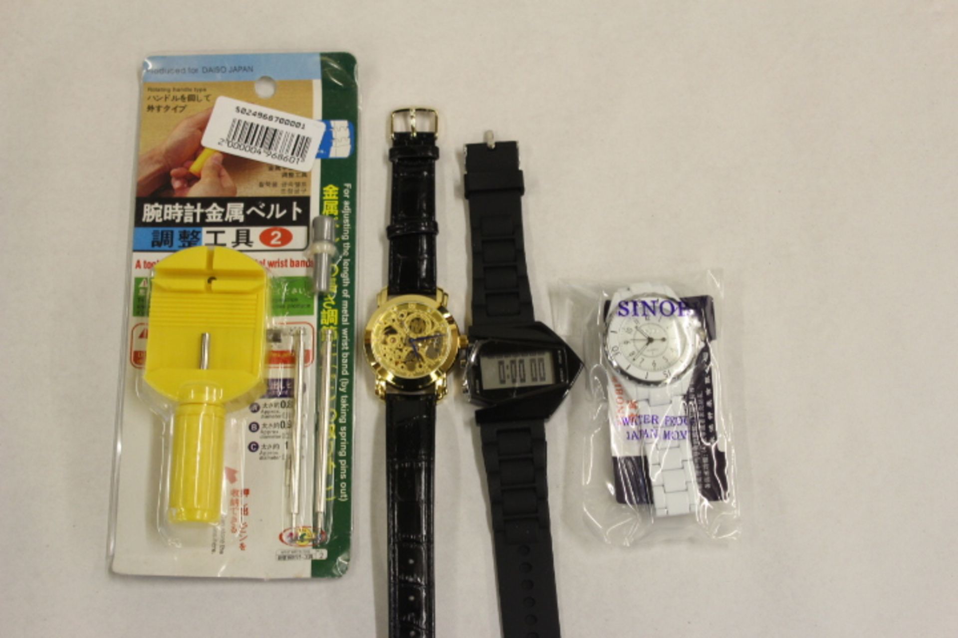 Three Watches & Watch Repair Kit
