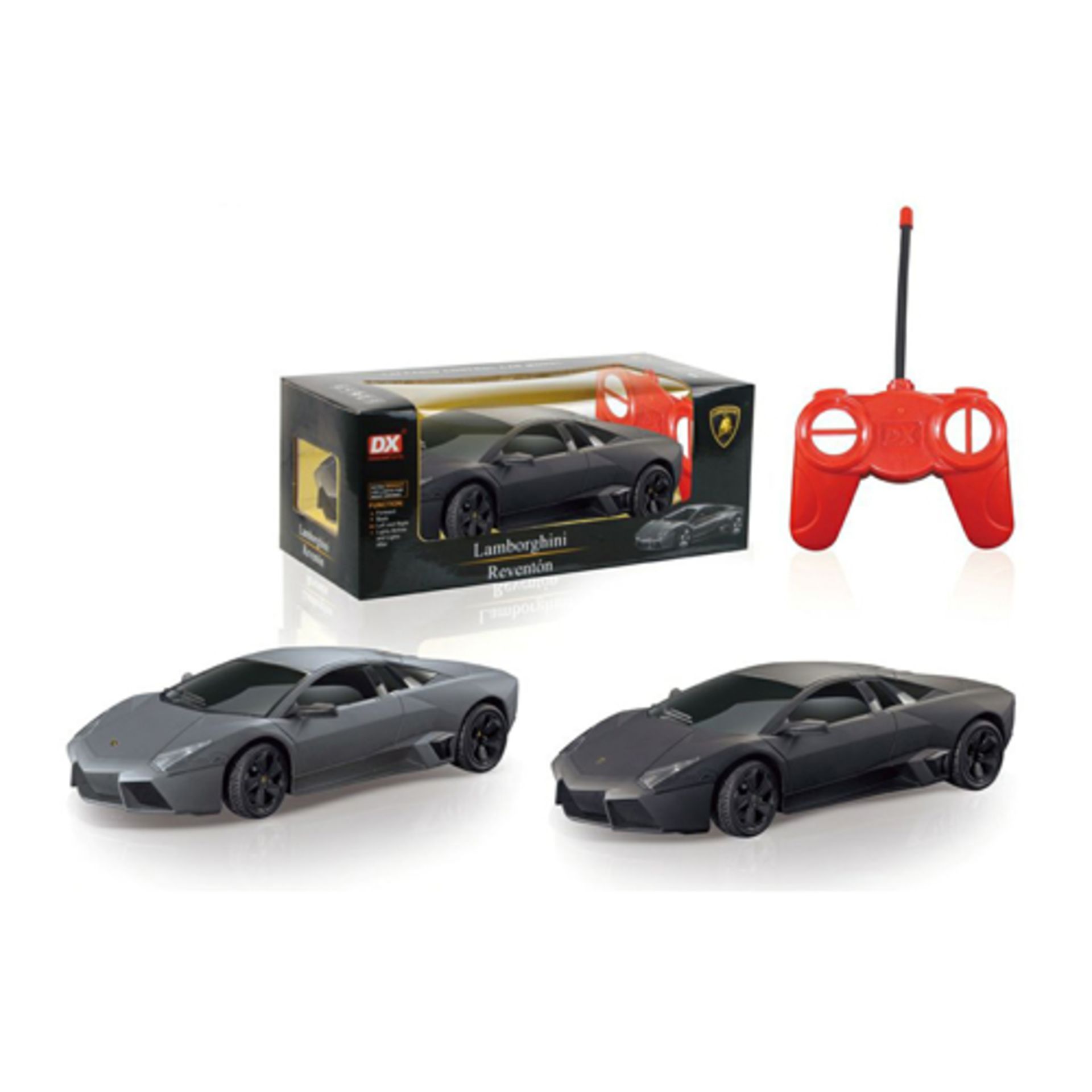 V Radio Control Lamborghini Reventon 1:24 With LED Lights (Official Merchandise)