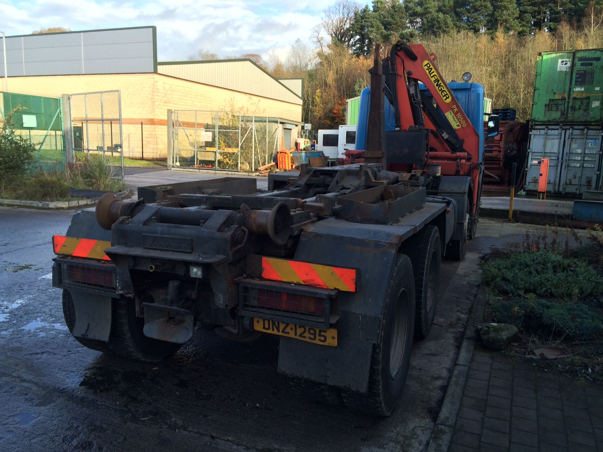 Reg DNZ 1295 yr1999 Scania 114 (360) 8 wheel hook loader c/w Palfinger PK 10500 Hiab - Image 7 of 7