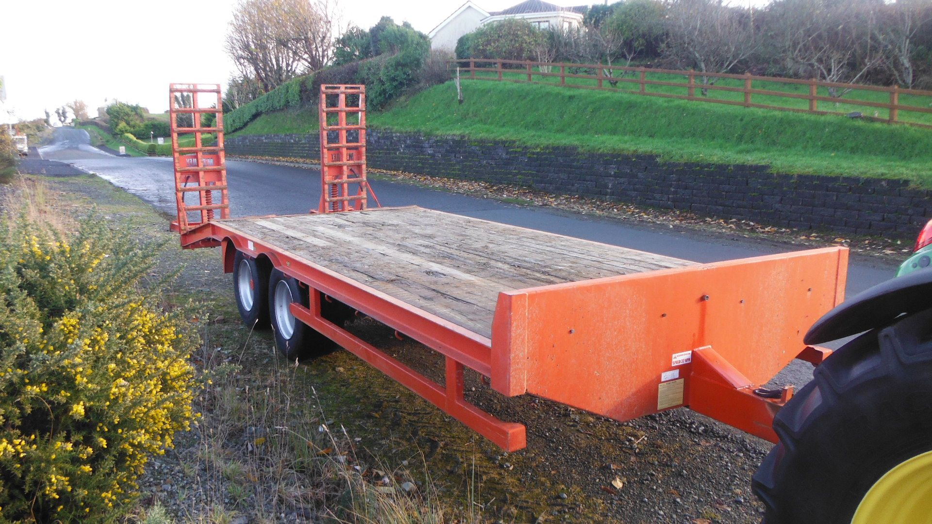 December 2005 McCauley 16ton Agri Drawbar loader c/w Hyd Brakes, Safe Brake & Ramps - Image 5 of 7