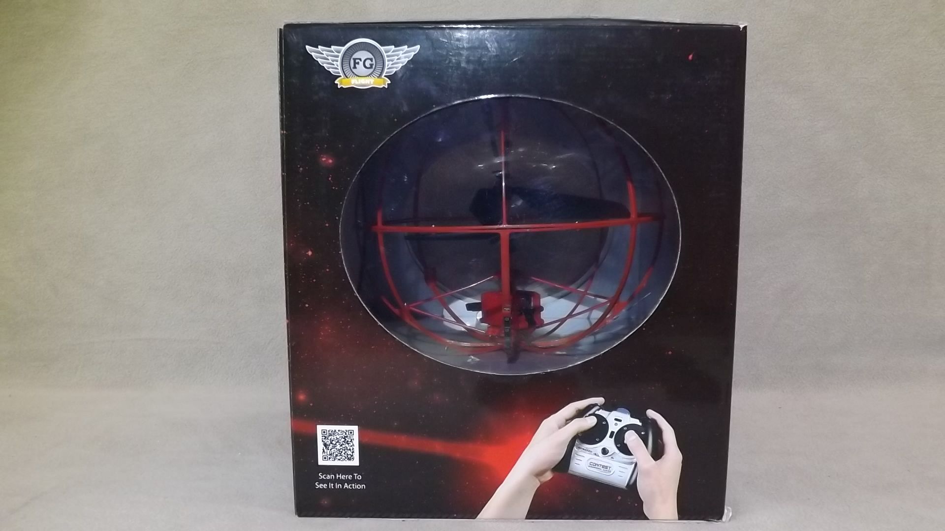 1 BOXED FG BATTLE UFO RC HELICOPTER RRP £34.99