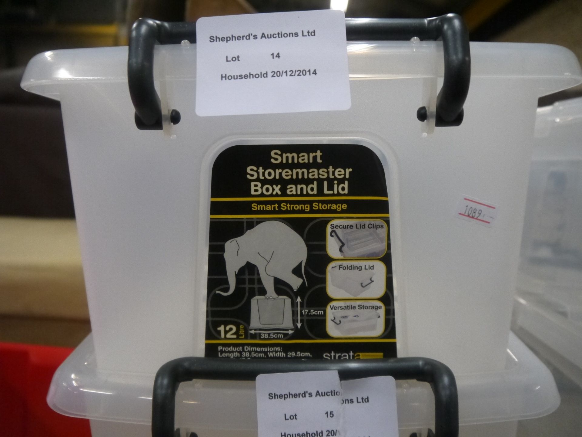 12ltr Smart Storemaster box and Lid, new