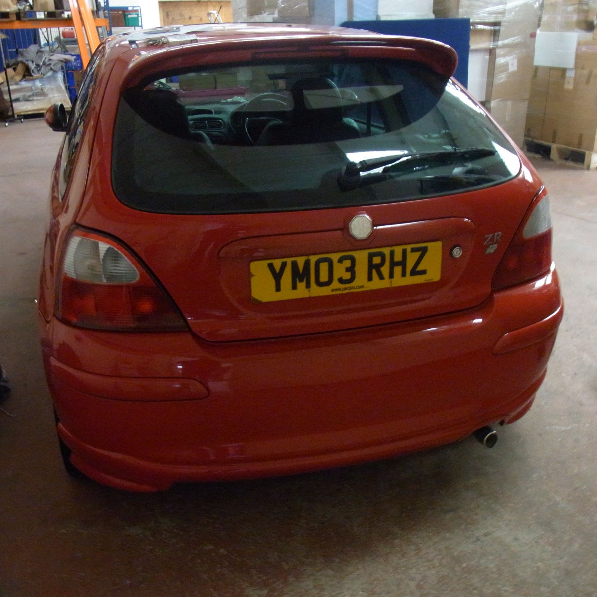 Lot 1 – YM03 RHZ MG ZR+ with V5 - Image 3 of 3