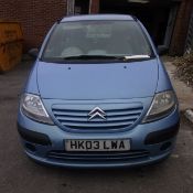 HK03 LWA Citroen C3 Desire with V5 & Key