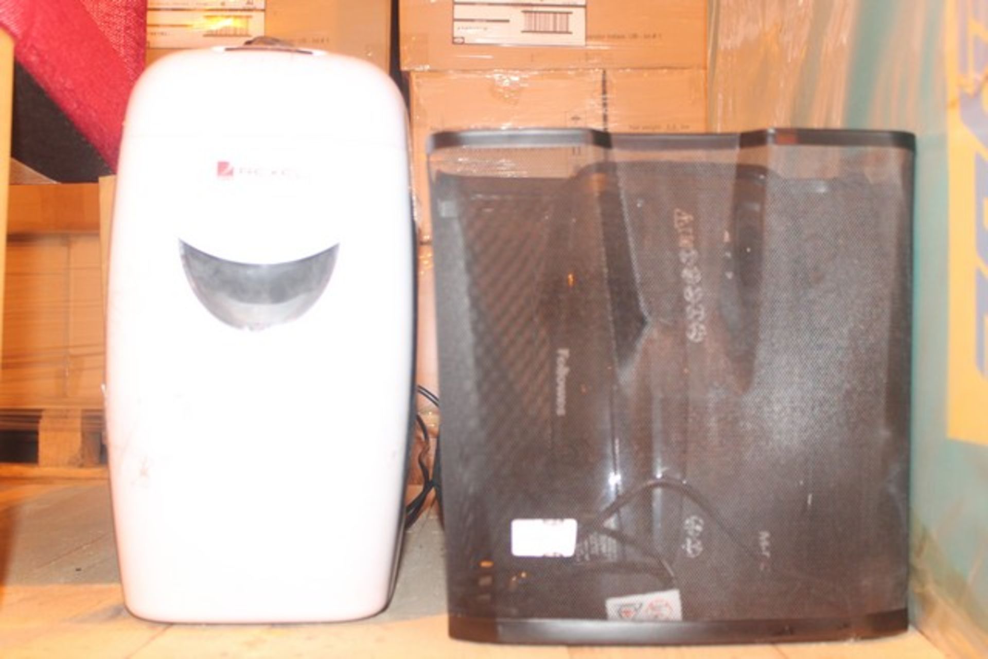 6 x ASSORTED UNBOXED REXAL AND FELLOWS PAPER SHREDDERS   *PLEASE NOTE THAT THE BID PRICE IS