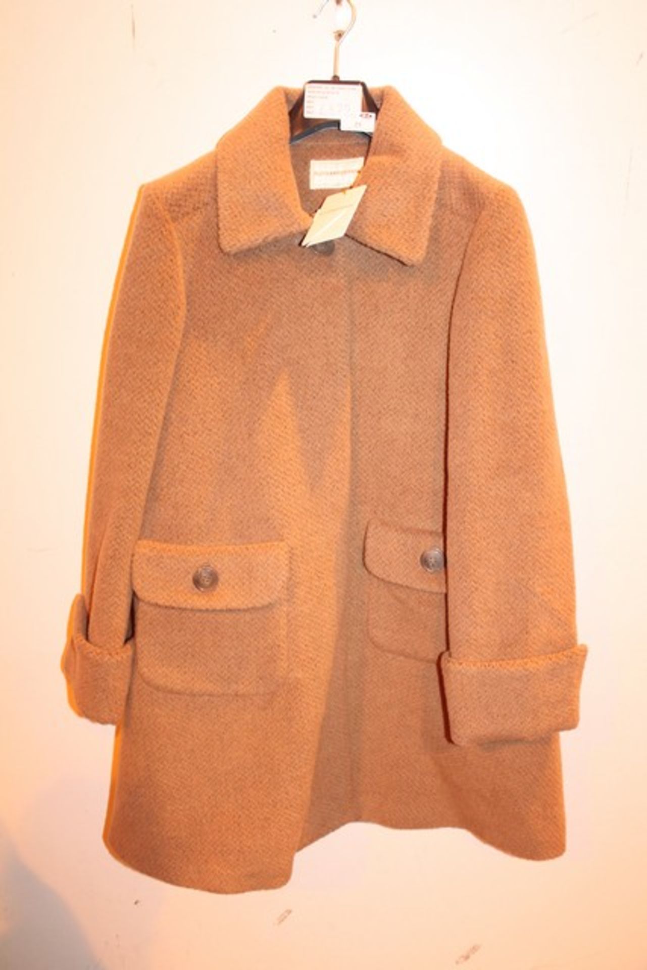 1 x TEDDY BEAR WOOL COAT BY OLIVER AND ORANGE IN SIZE 14 RRP 3325 (CAGE 12.008)   *PLEASE NOTE