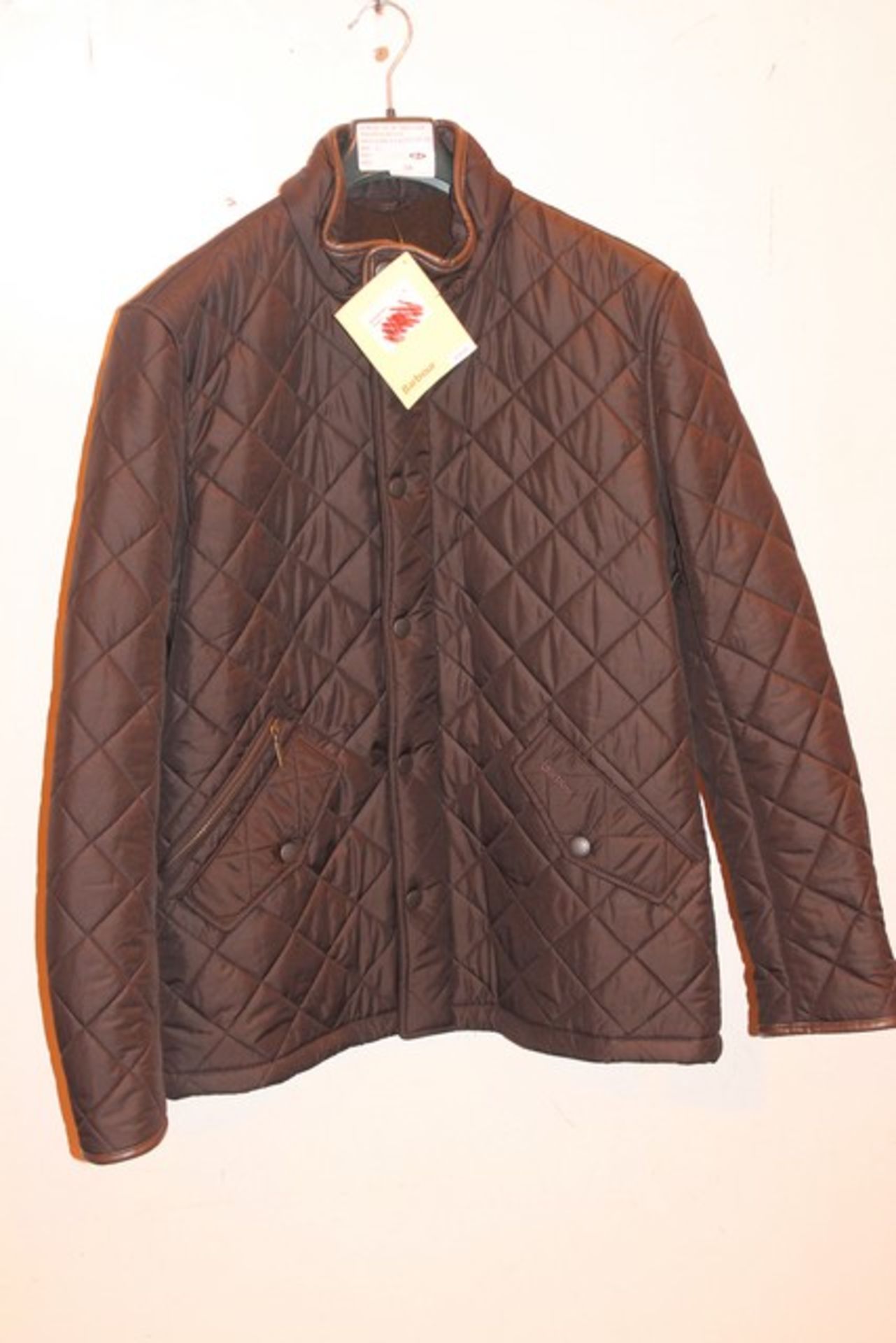 1 x SIZE LARGE BARBOUR INTERNATIONAL POWELL QUILTED JACKET RRP £150 (CAGE 12.008)  *PLEASE NOTE THAT