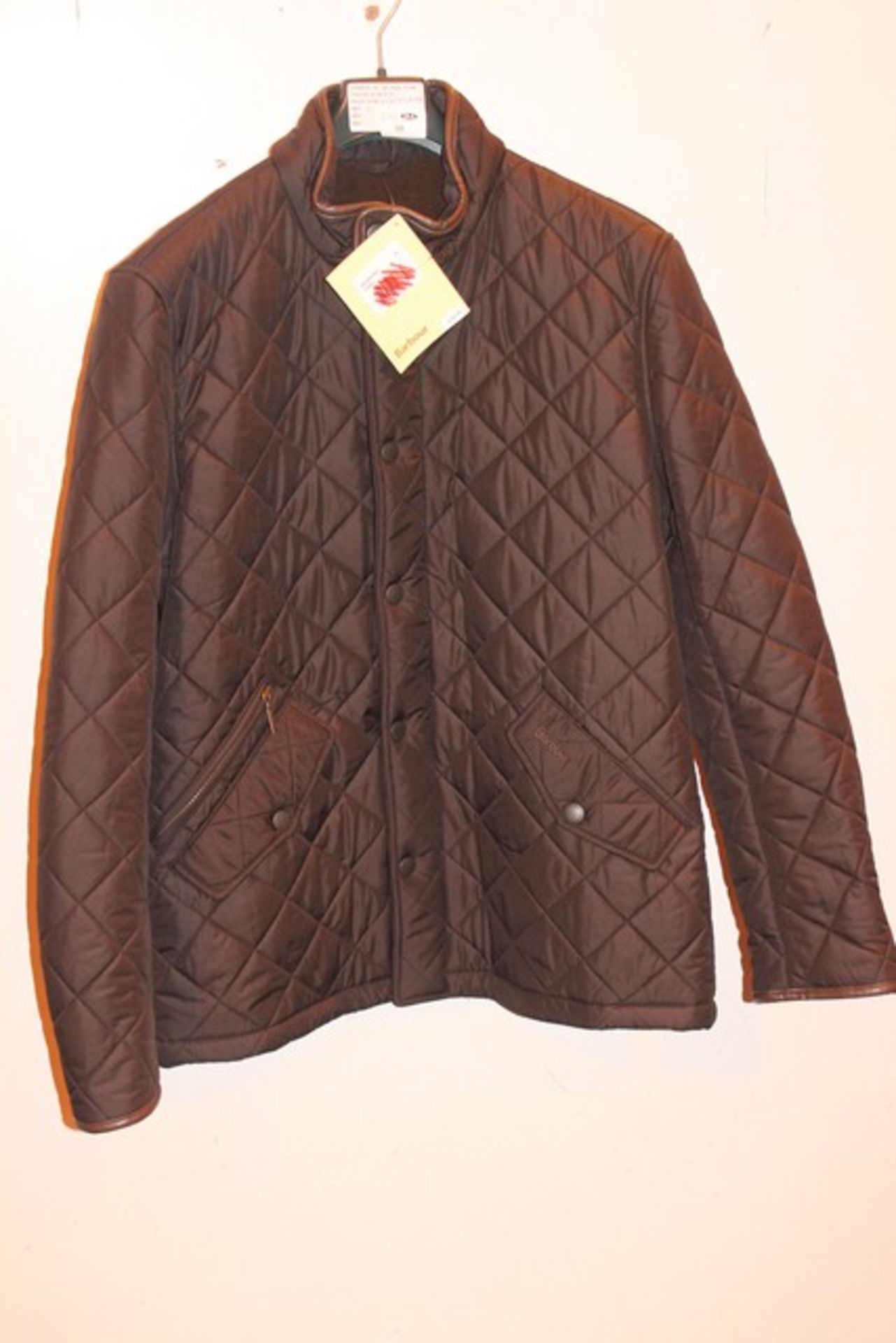 1 x SIZE LARGE BARBOUR INTERNATIONAL POWELL QUILTED JACKET RRP £150 (CAGE 12.008)  *PLEASE NOTE THAT