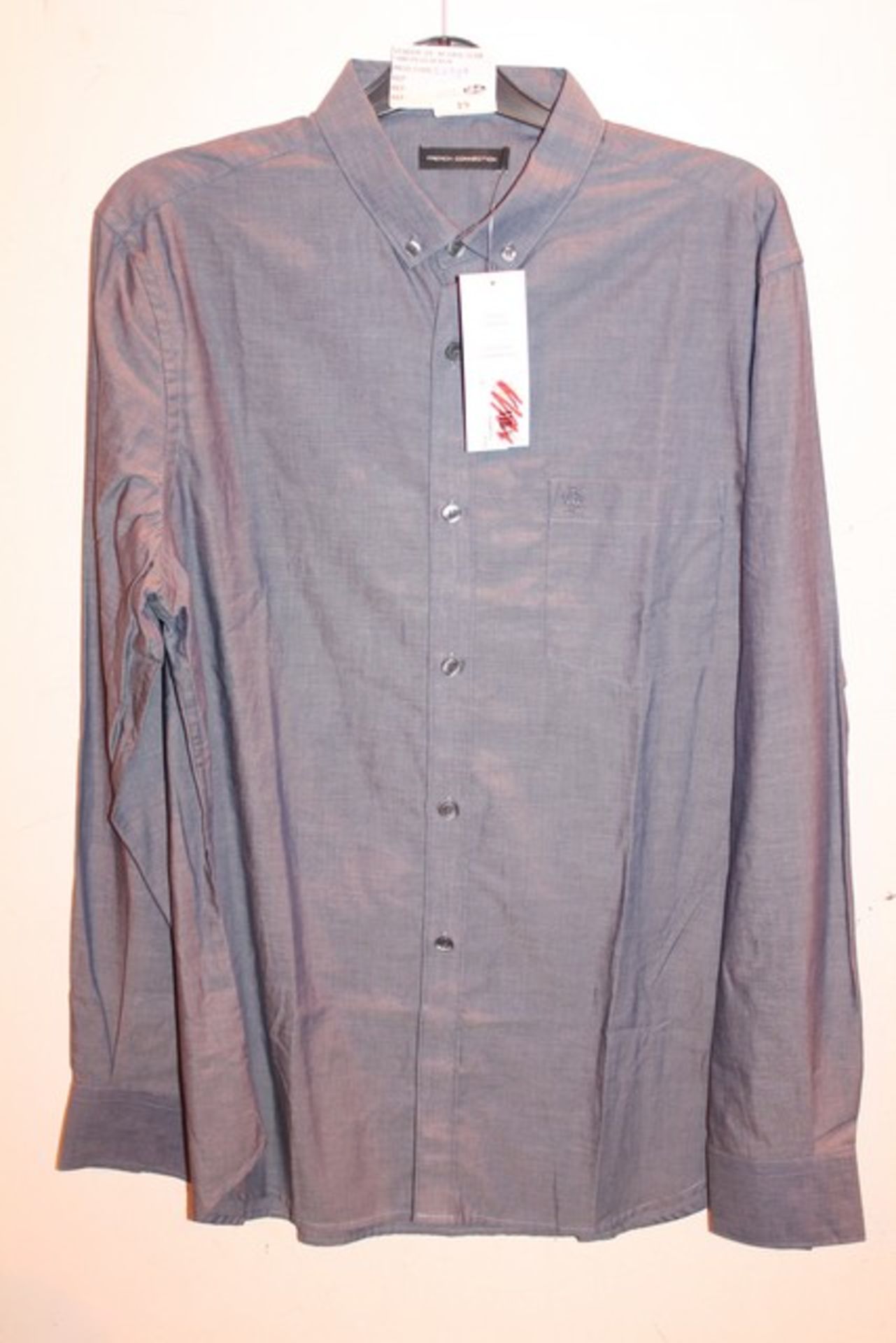 1 x FRENCH CONNECTION SIZE LARGE DENIM SHIRT (CAGE 12.008)   *PLEASE NOTE THAT THE BID PRICE IS