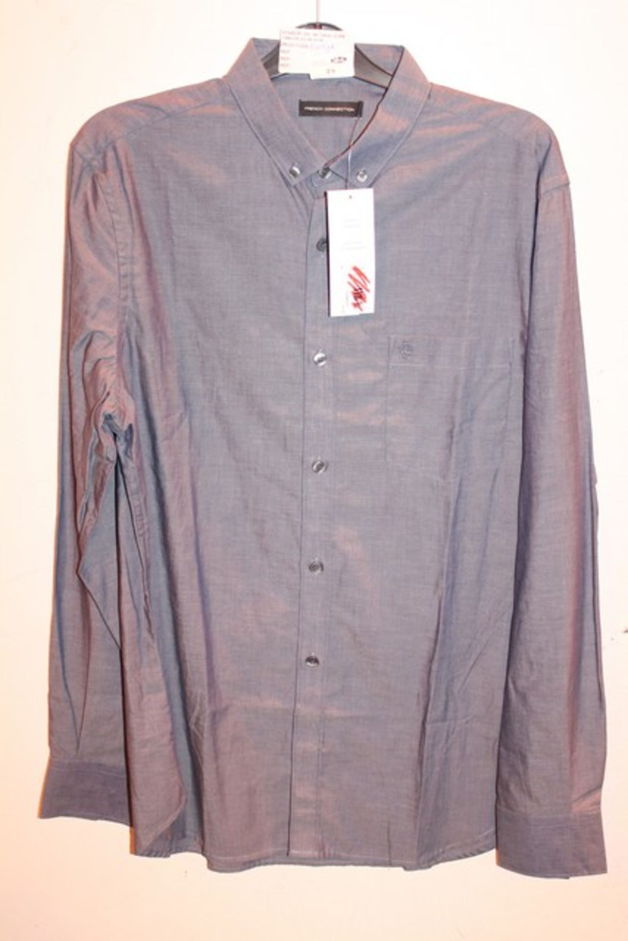 1 x FRENCH CONNECTION SIZE MEDIUM DENIM SHIRT (CAGE 12.008)   *PLEASE NOTE THAT THE BID PRICE IS