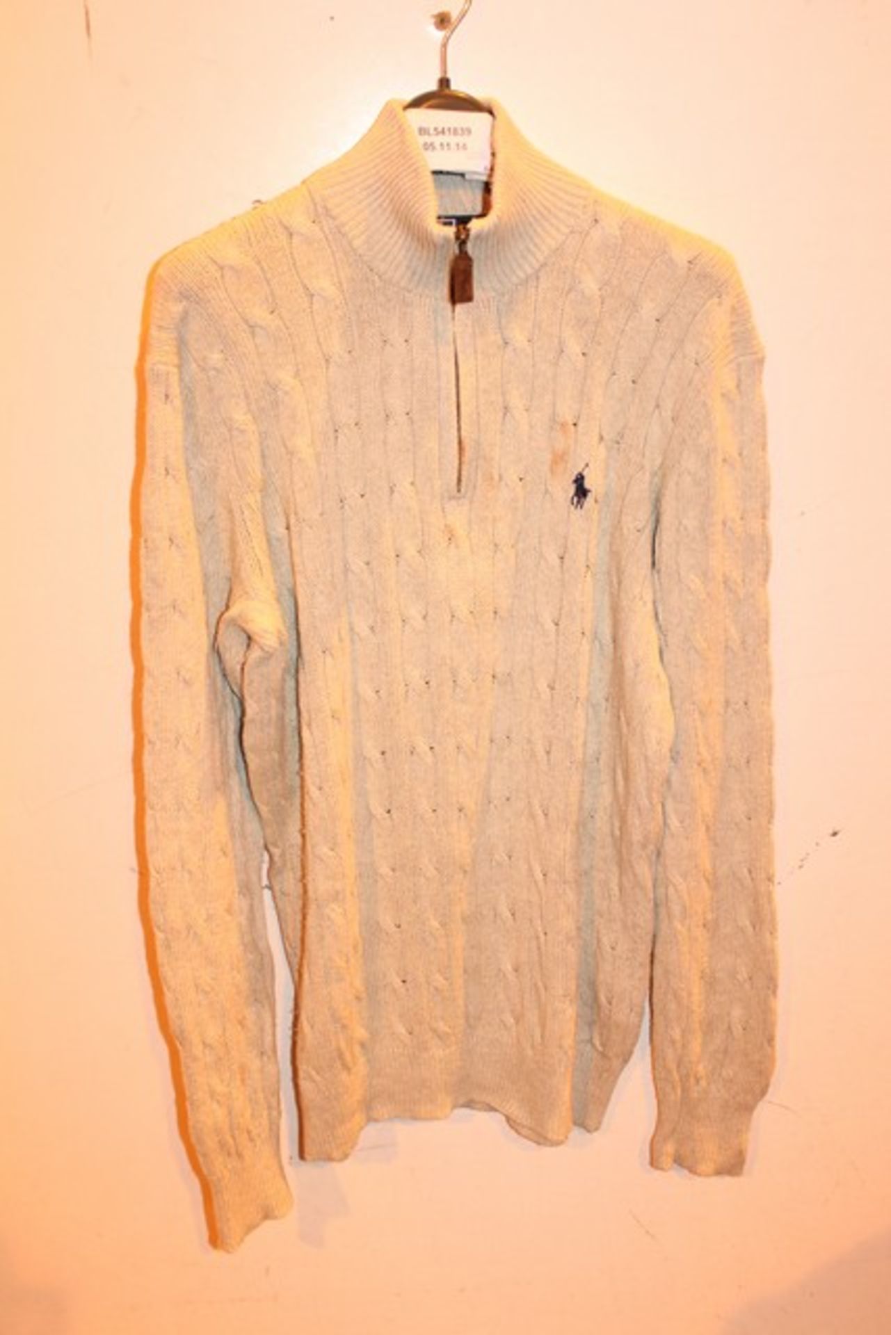 1 x SIZE MEDIUM POLO RALPH LAUREN KNITTED JUMPER (541839)   *PLEASE NOTE THAT THE BID PRICE IS