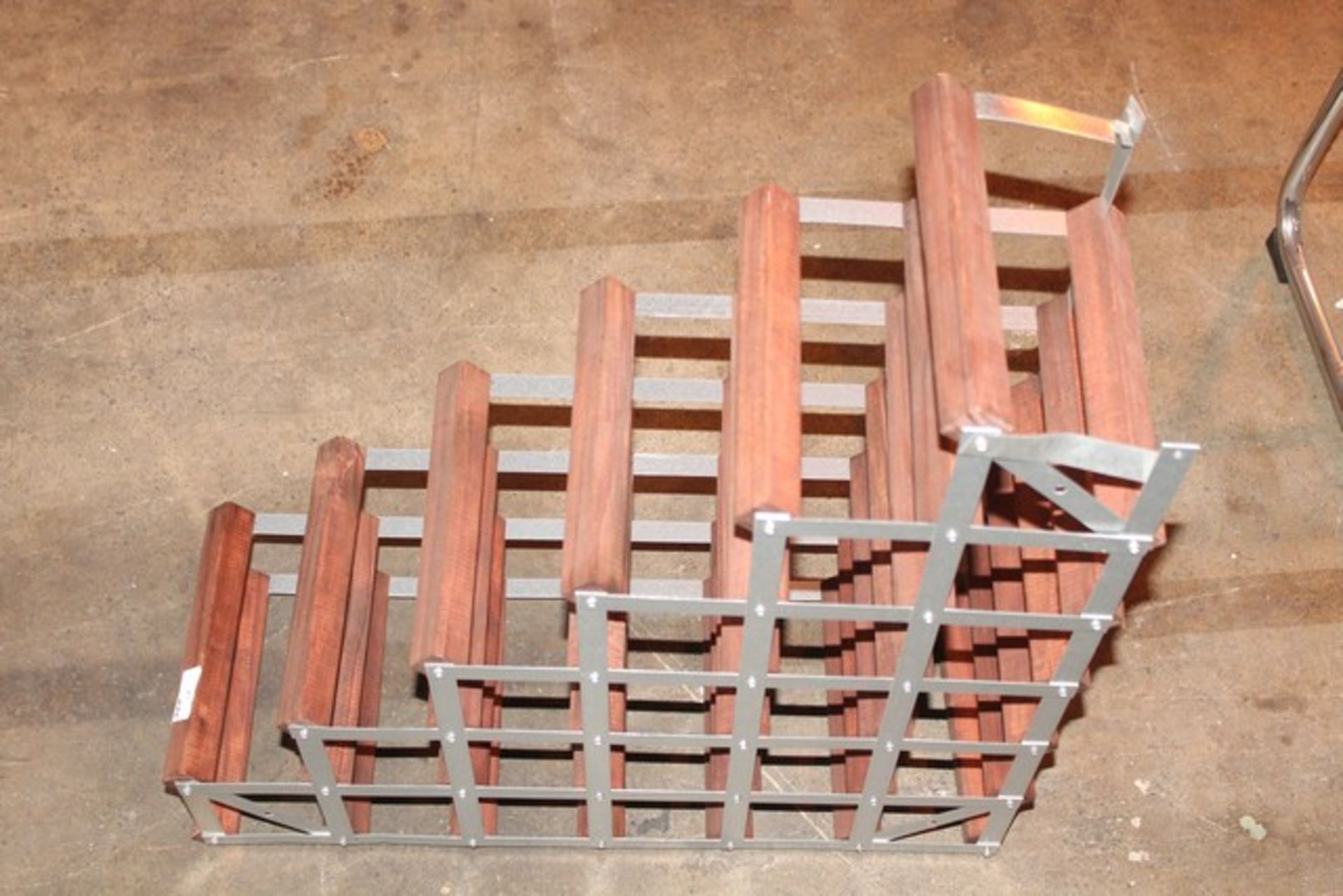1 x WINE RACK  *PLEASE NOTE THAT THE BID PRICE IS MULTIPLIED BY THE NUMBER OF ITEMS IN THE LOT.