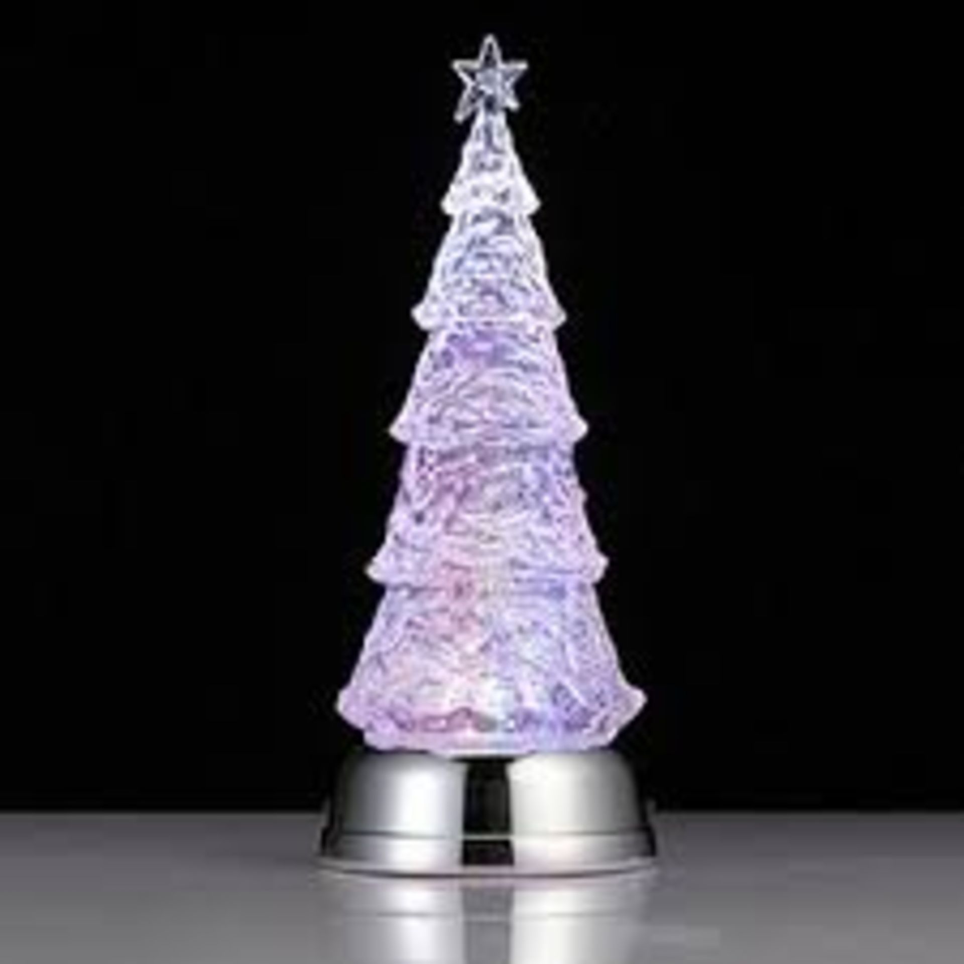 2 x BOXED ASSORTED GLITTER TREES   *PLEASE NOTE THAT THE BID PRICE IS MULTIPLIED BY THE NUMBER OF