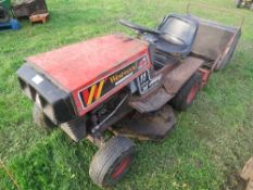 Westwood 11 ride on mower c/w grass collector. Cutter loading recent rebuilt Mower in regular use