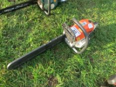 Petrol chain saw 20in, as new
