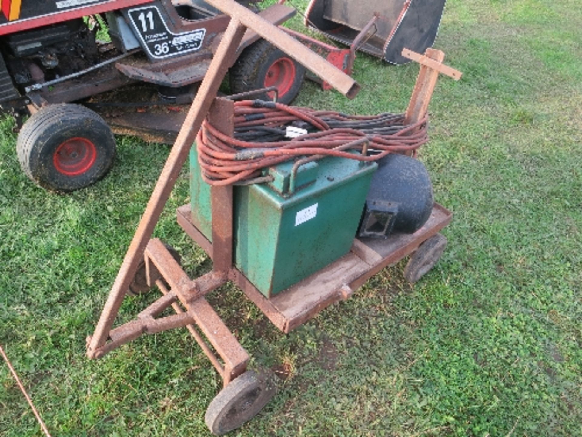 Oxford RT140 arc welder, trolley mounted