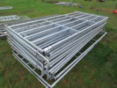 15 cattle hurdles with bars, nearly new