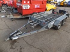 Indespension 2.5 tonne twin axle mini digger trailer 27/0047/N0020