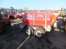 Western twin axle poly water bowser, 1019C