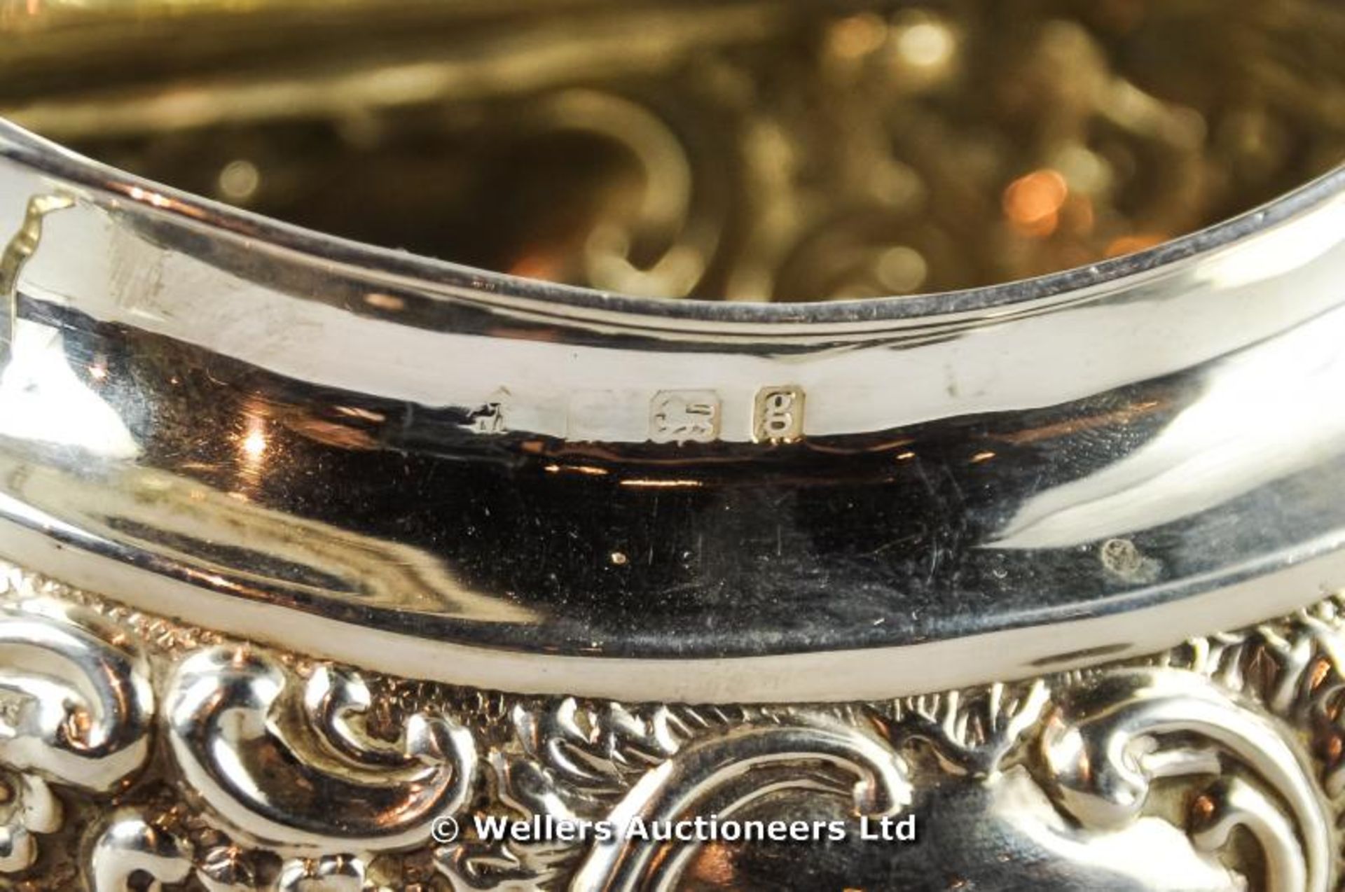 *A silver cream jug, Birmingham 1906, 118 gms (Lot subject to VAT) - Image 2 of 3