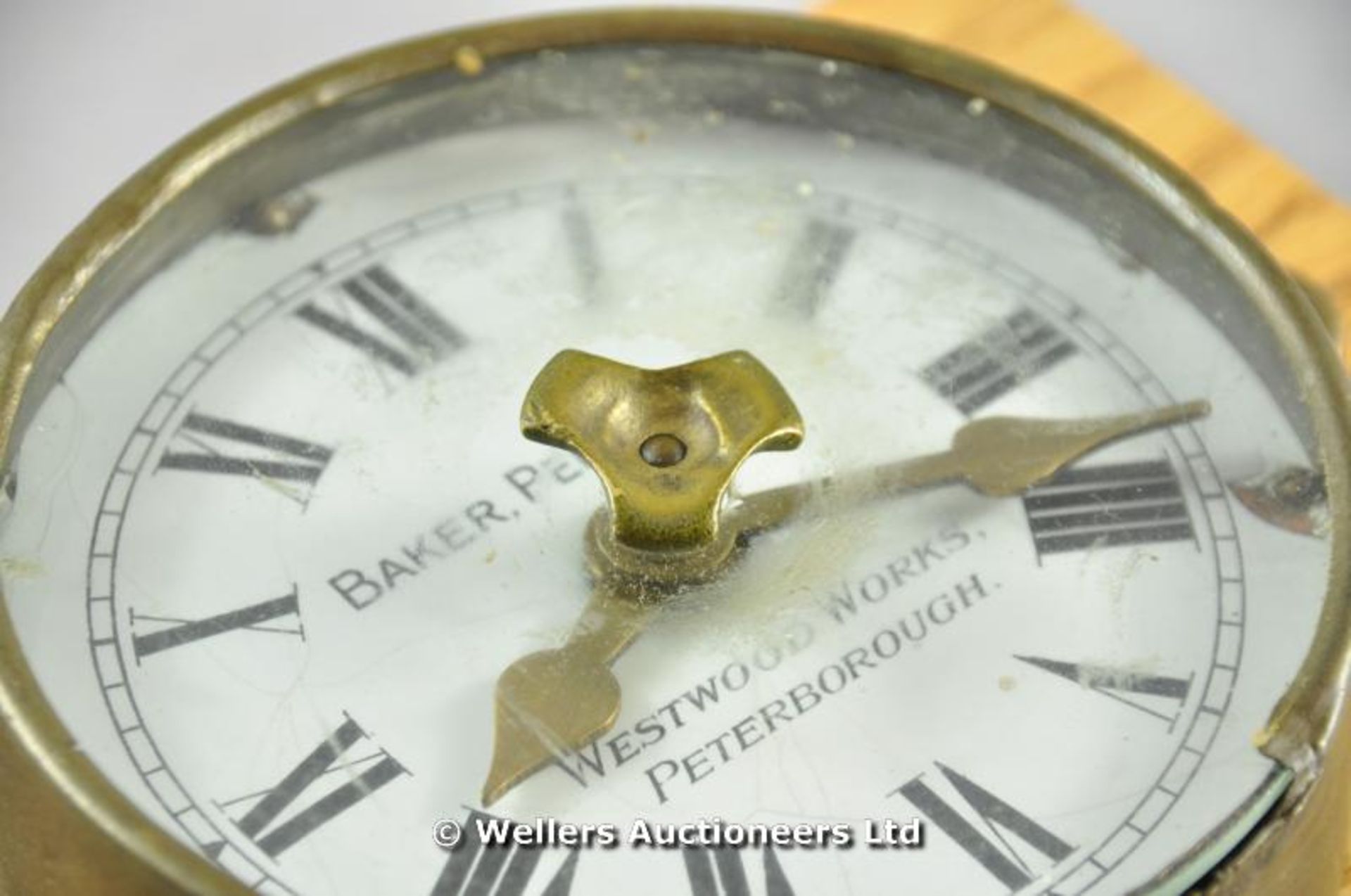 A works clock for Baker Perkins Ltd. C1930 Westwood Works Peterborough - Image 2 of 2