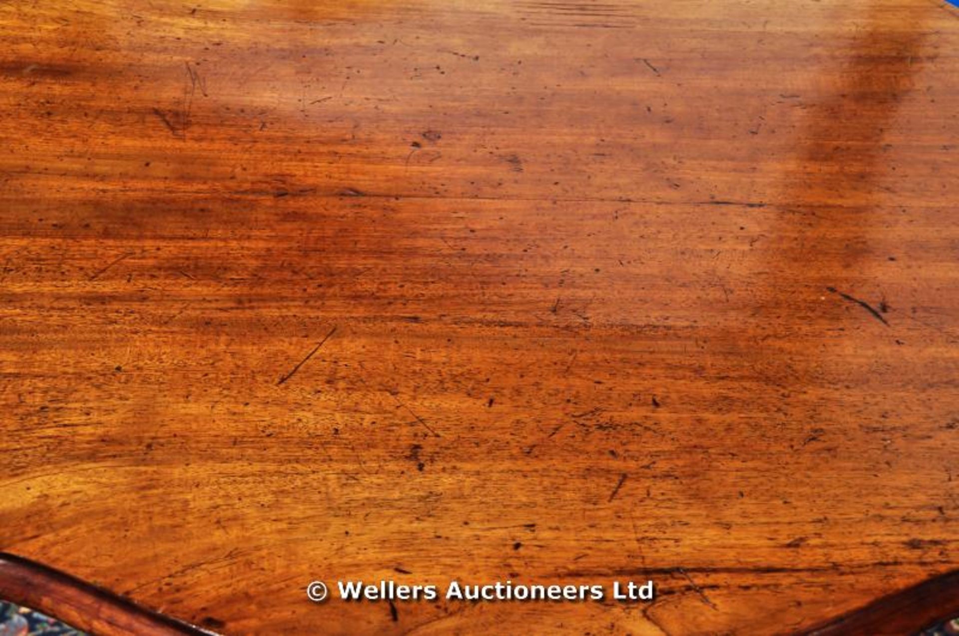 Mahogany tilt top table with a four legged turned centre support, C1850 - Image 2 of 6