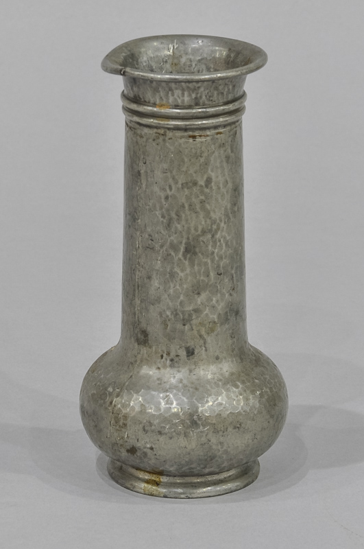 A Liberty `Tudric` pewter vase, no.01453