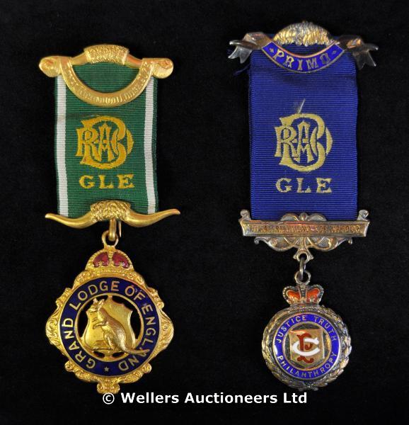 Two Masonic medals